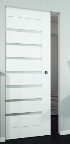 SYSTEM DO DRZWI CHOWANYCH W ŚCIANĘ PODWÓJNY