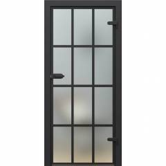 Drzwi GLASS szyba matowa  z malowanymi szprosami DRE - Wrocław